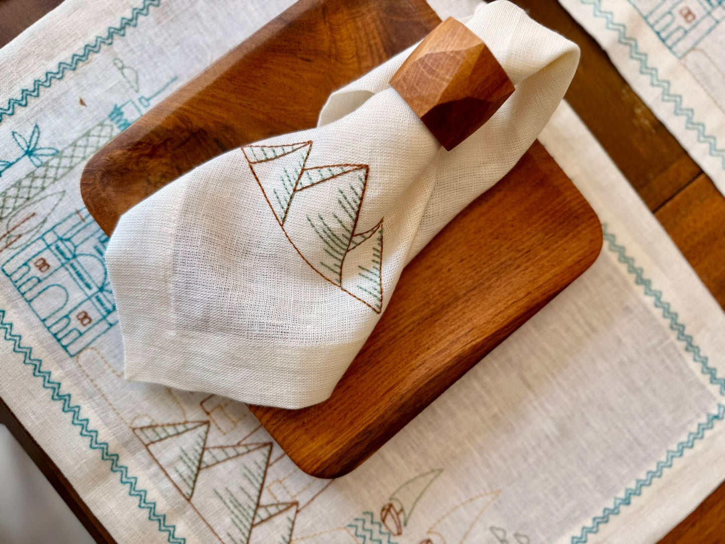 Landmarks of Egypt Napkin