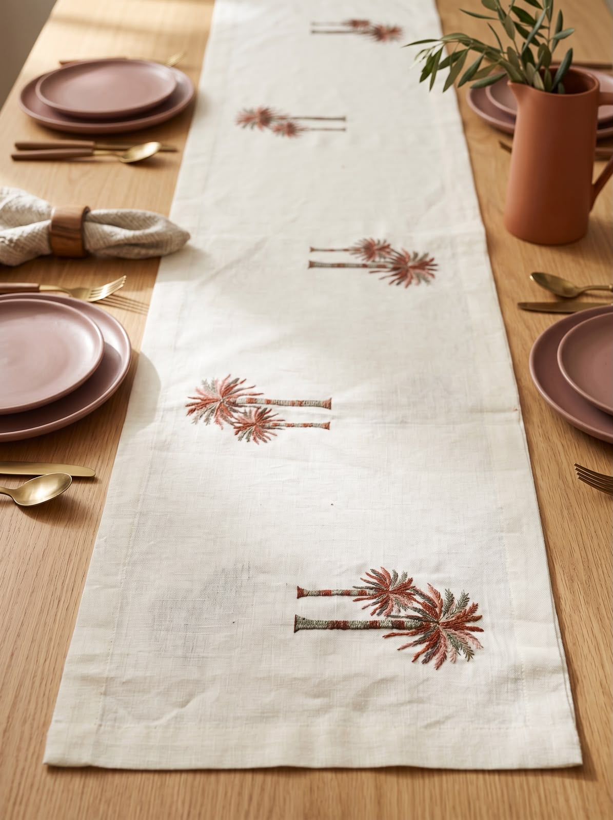 Oasis Palm Table Runner