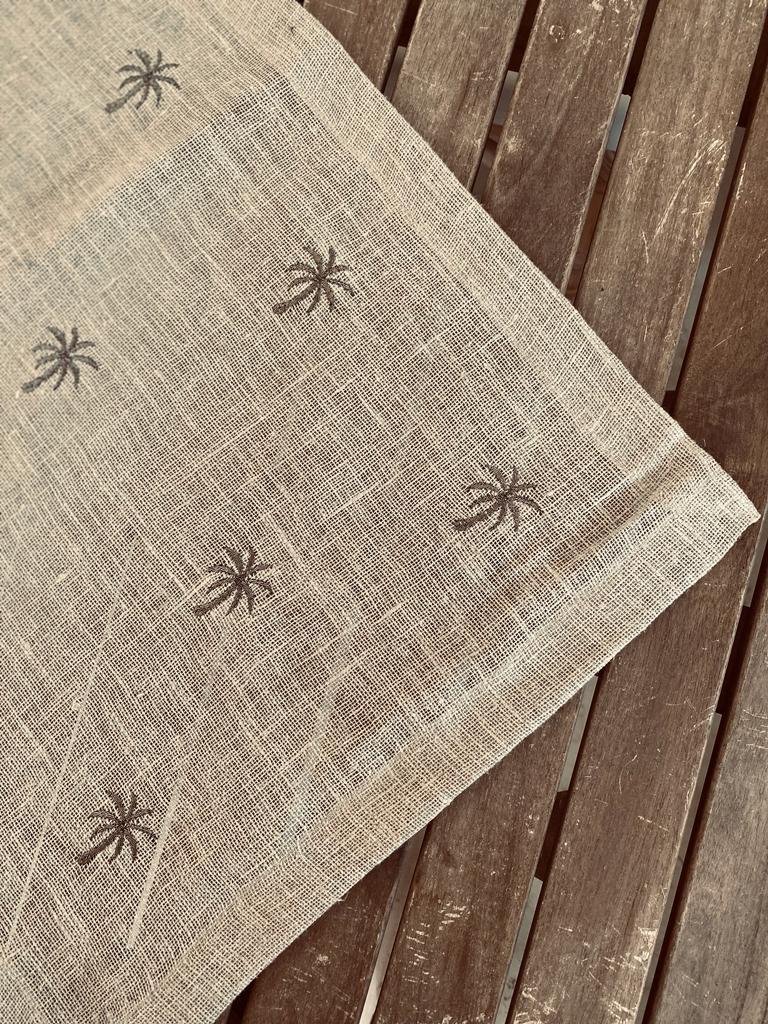 Bronze Palm Tablecloth