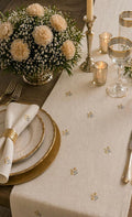 Embroidered Florelle Table Runner
