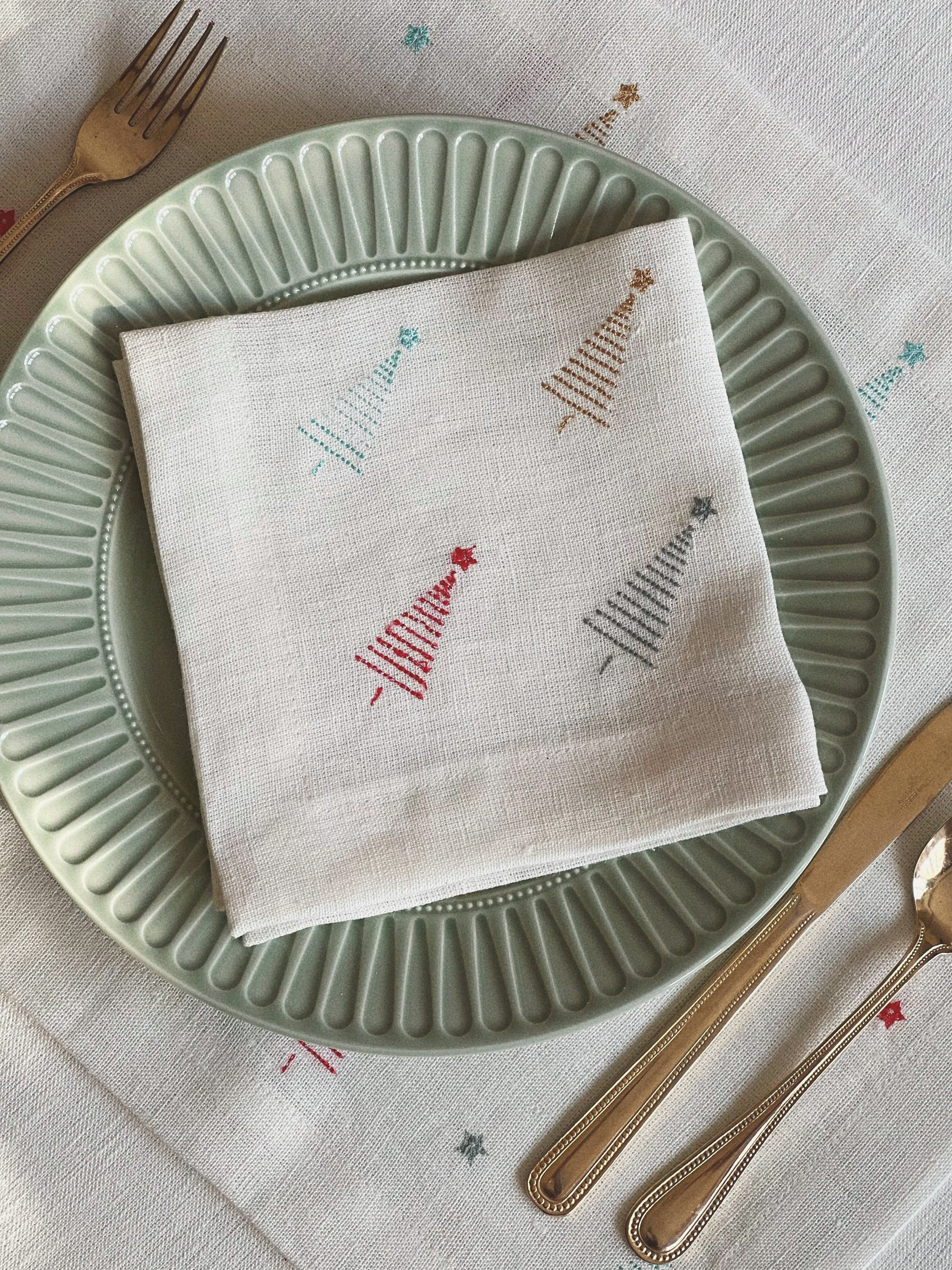 Twinkle Trees Napkin