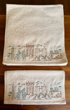 Landmarks of Egypt Towels Set - Pack of 4