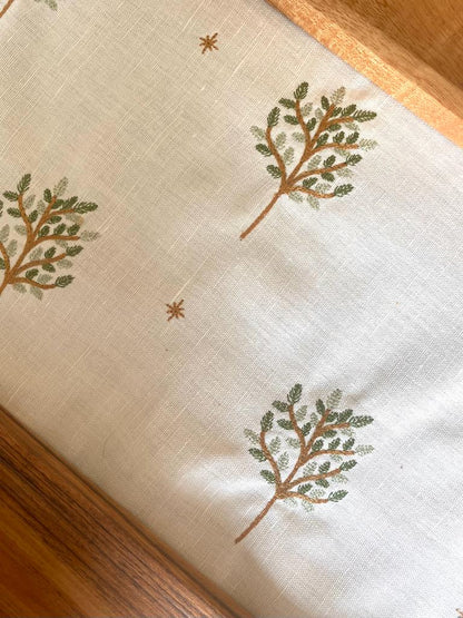 Embroidered Forest Trees Placemat