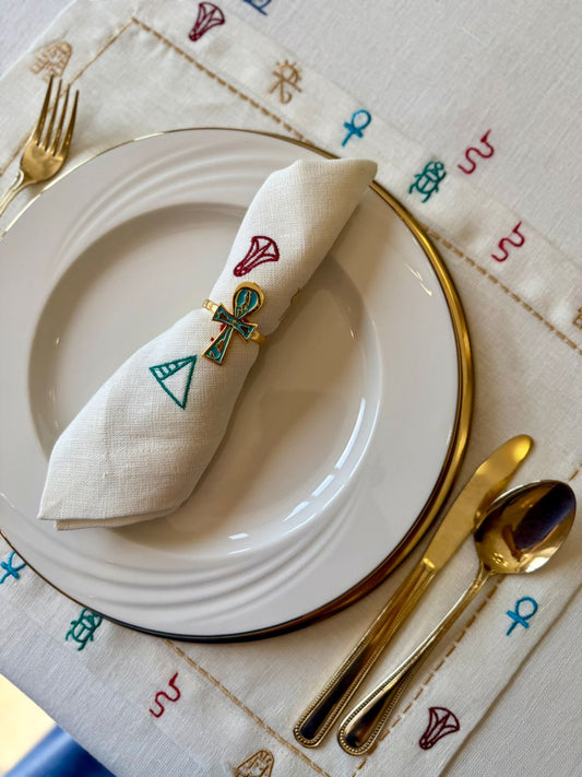 Charms of Egypt Napkin Ring
