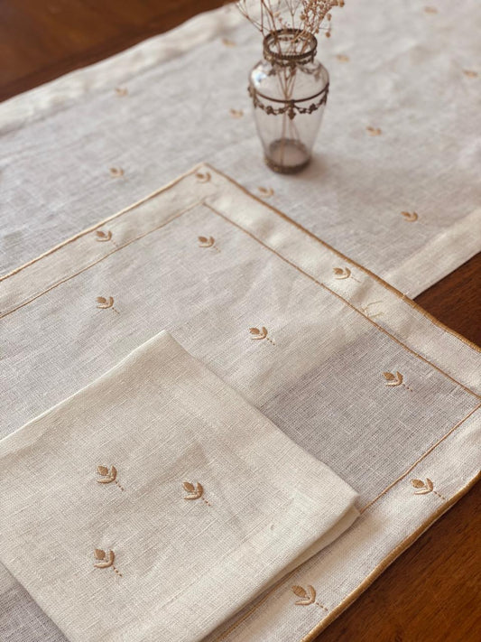 Embroidered Bella Table Runner