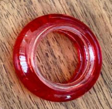 Red Glass Napkin Ring