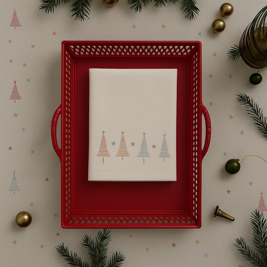 Twinkle Trees towel set