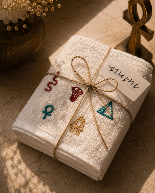 Charms of Egypt Towels Set - Pack of 4