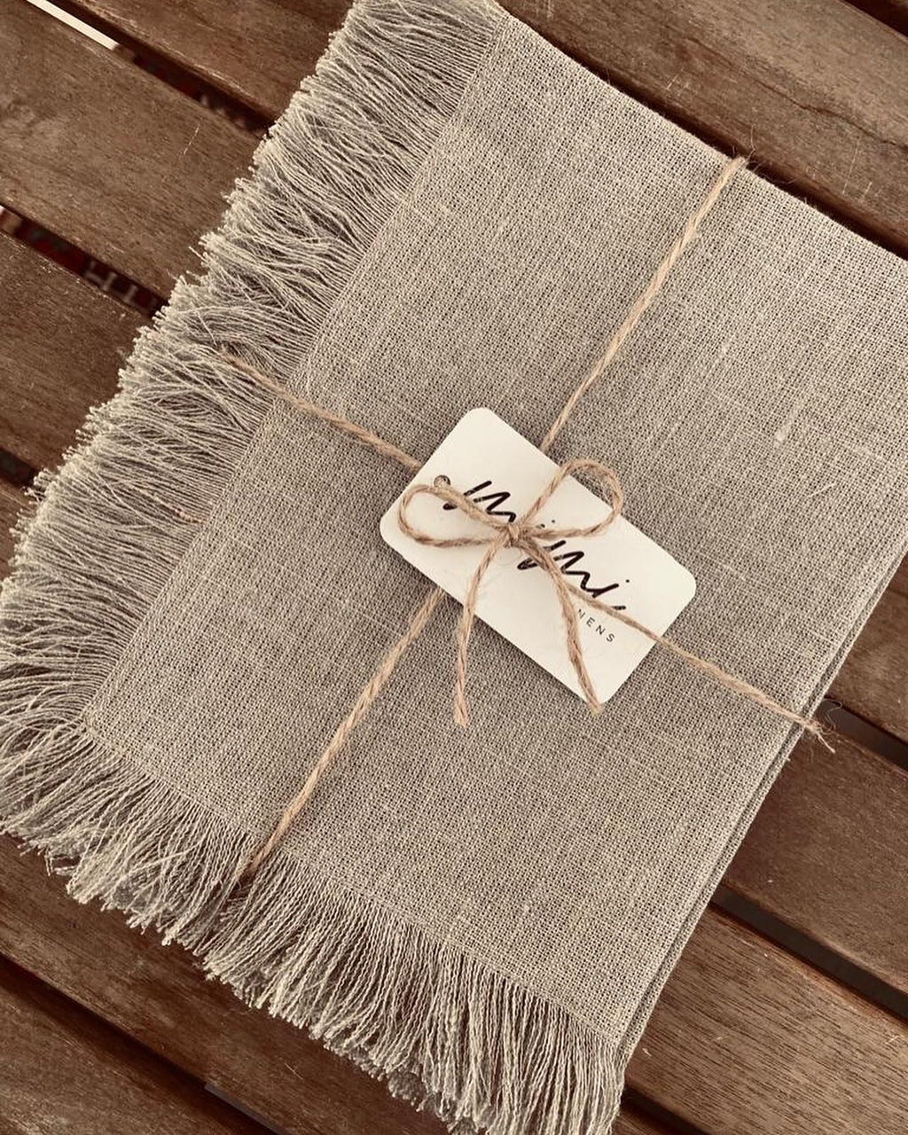 Plain Fringes table Runner