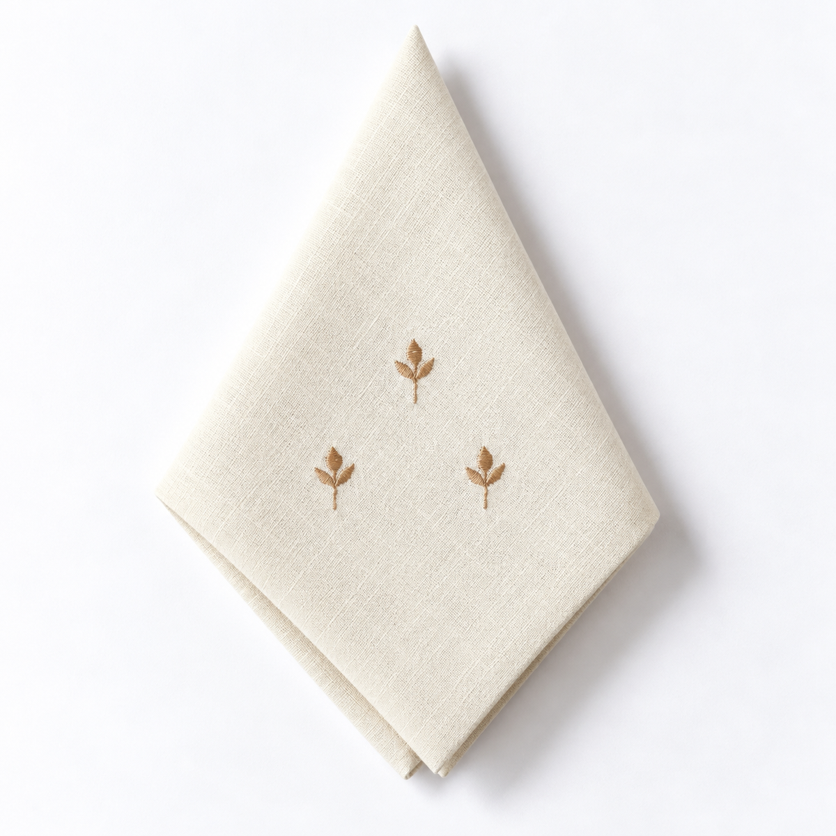 Embroidered Bella Napkin - Mimi Linens - 100% pure linen for table and dining - Luxury tablecloth -Luxury  table Linens - مفرش سفره - كتان طبيعي - مفارش كتان - home linens