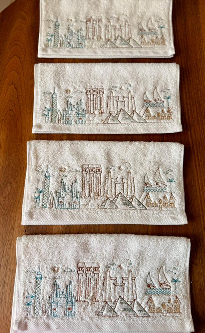 Landmarks of Egypt Towels set