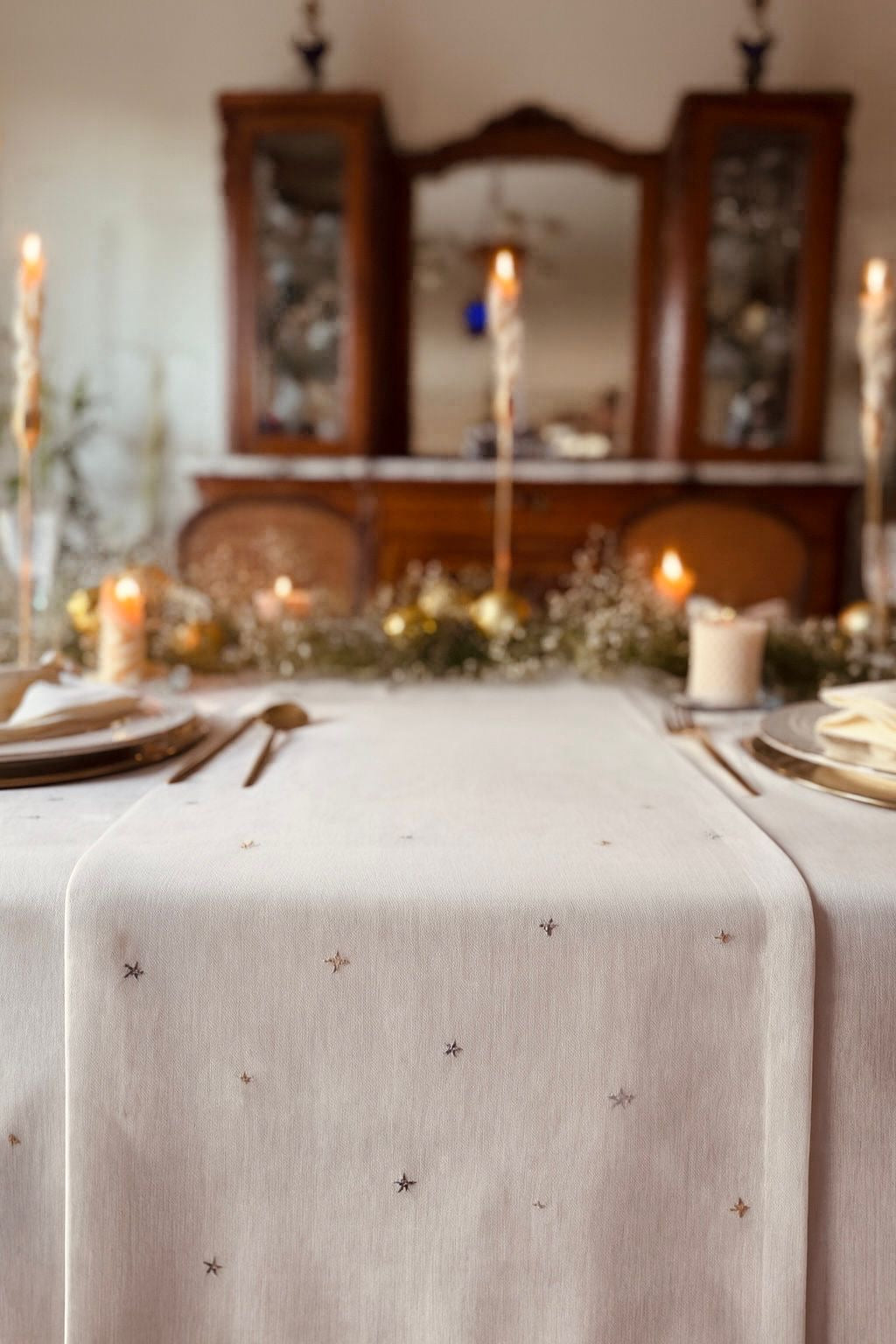 The Starlit Christmas Table Runner