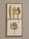 Forest Trees Cutlery Cover