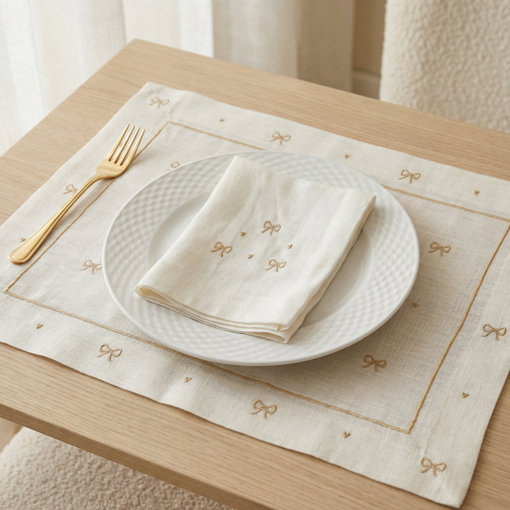 Embroidered Bella Napkin