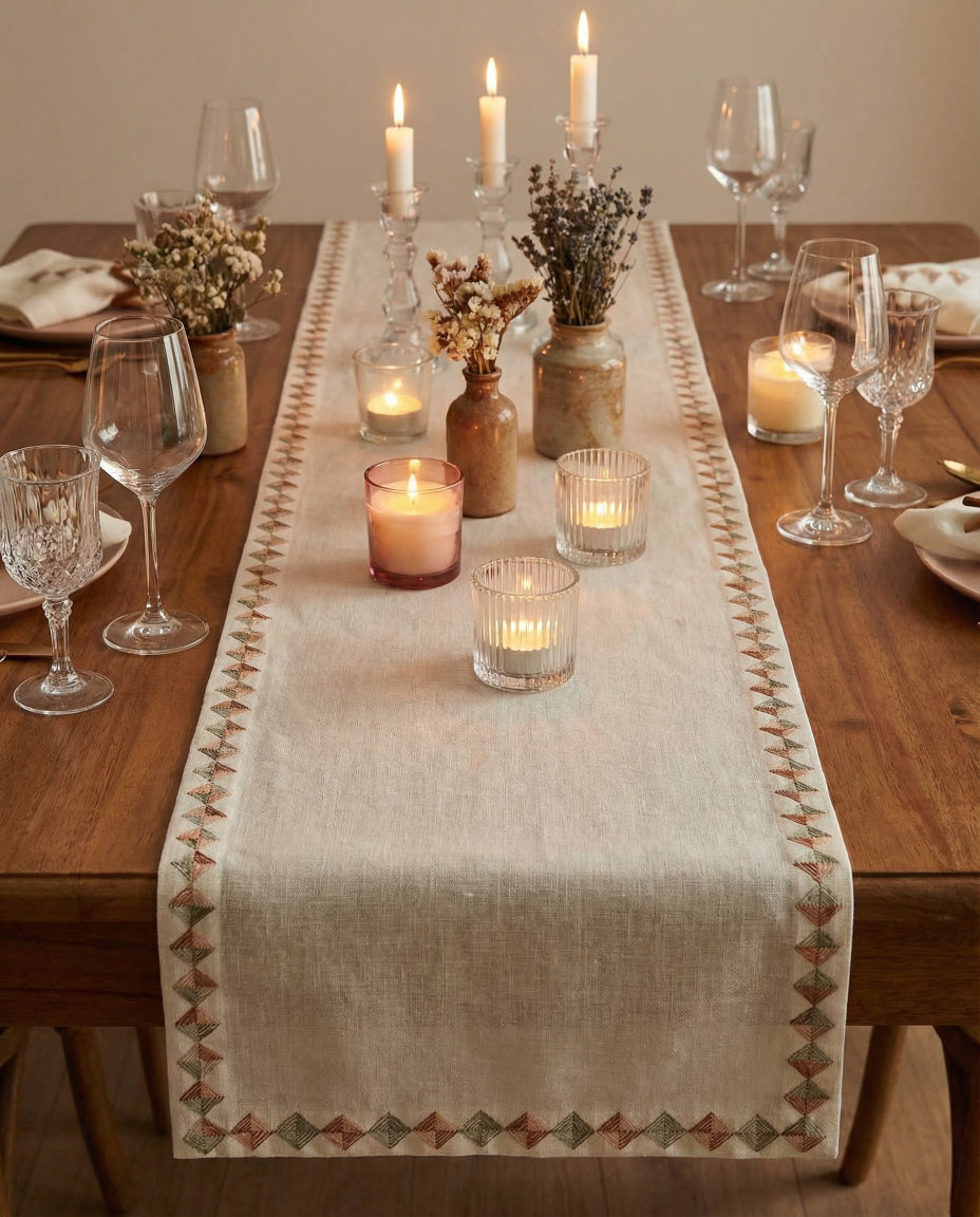 Hishi Table Runner