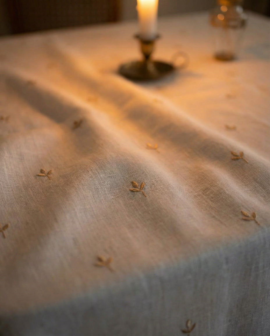 Embriodered Bella Tablecloth