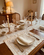Embroidered Bella Table Runner