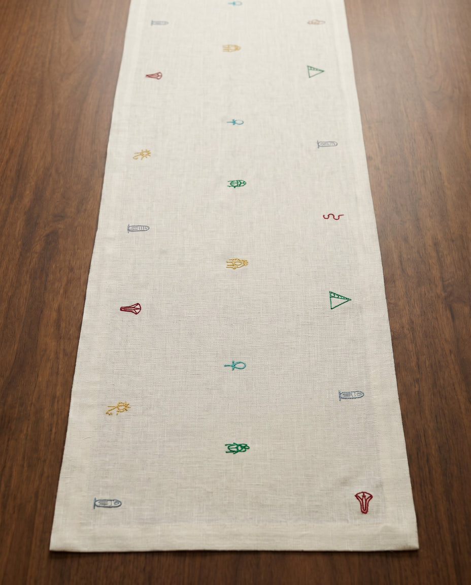 Charms of Egypt Table Runner