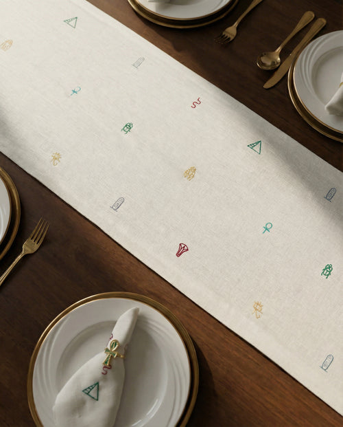 Charms of Egypt Table Runner
