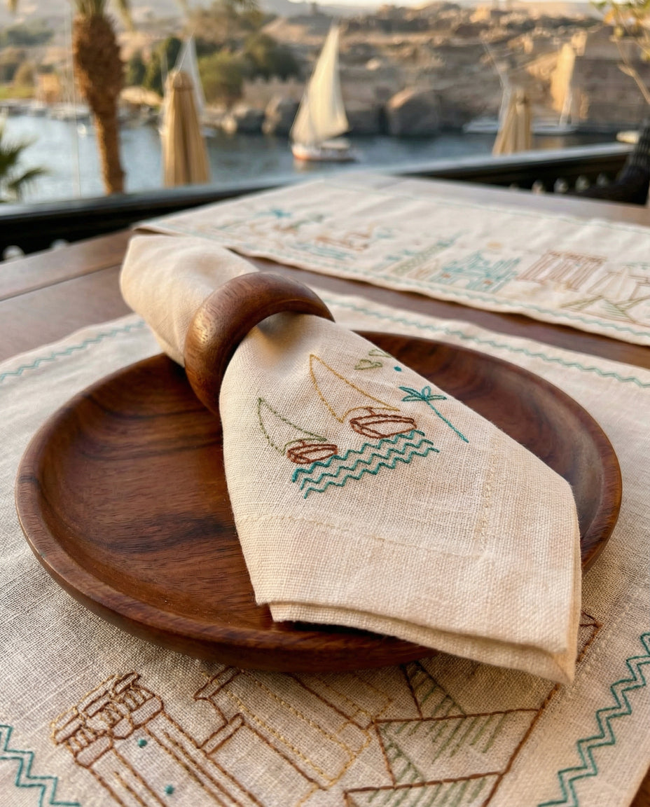 Landmarks of Egypt Napkin