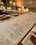 Landmarks of Egypt Table Runner