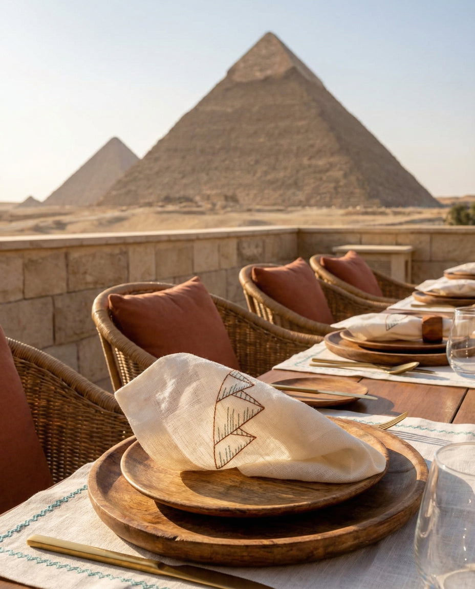 Landmarks of Egypt Napkin