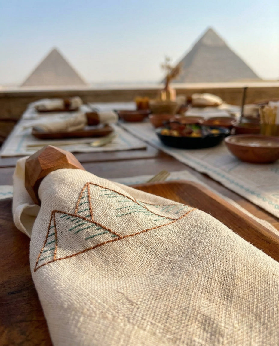 Landmarks of Egypt Napkin