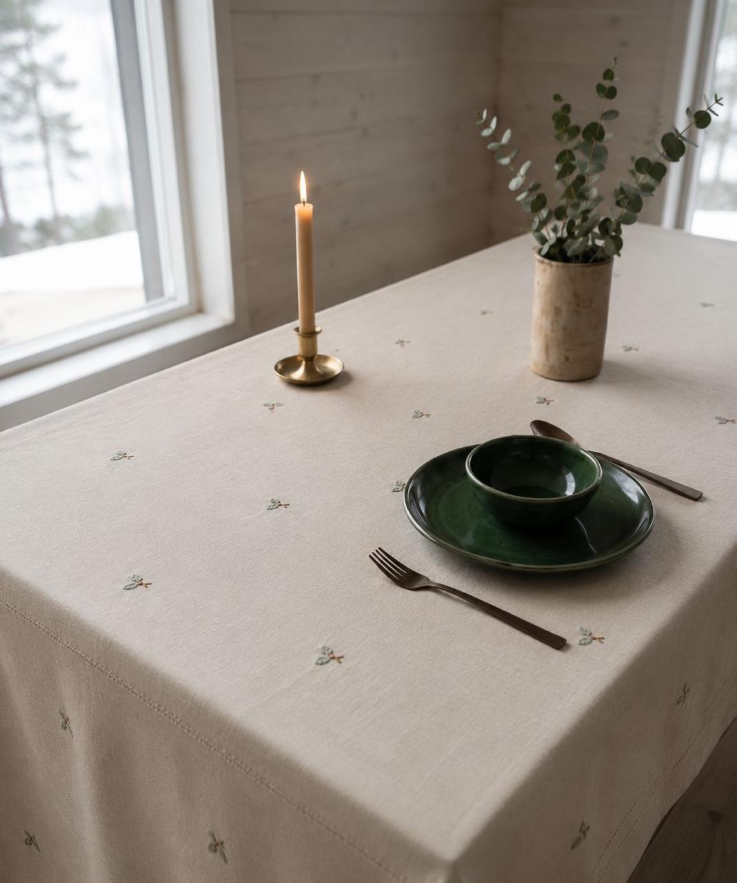 Twin Flames Tablecloth