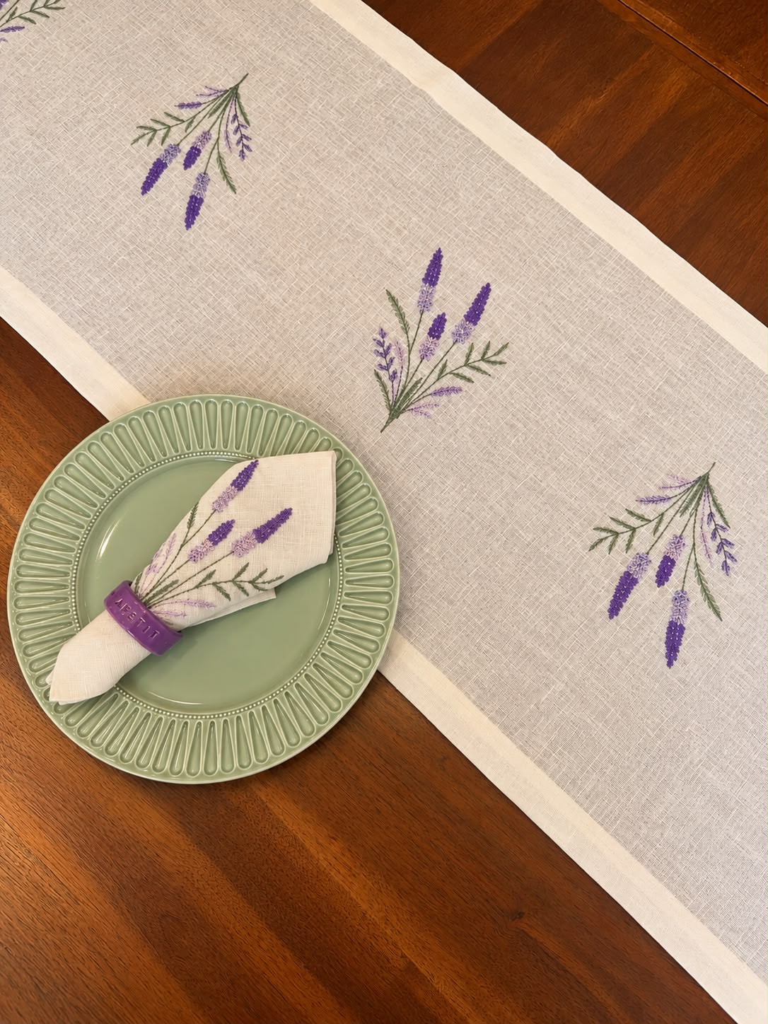 Lavender Table Runner