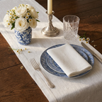 Lotus Blanc Table Runner