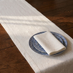 Lotus Blanc Table Runner