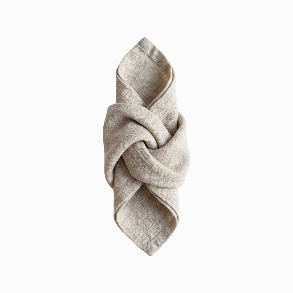 Plain Windowed Stripes Napkin - Mimi Linens - 100% pure linen for table and dining - Luxury tablecloth -Luxury  table Linens - مفرش سفره - كتان طبيعي - مفارش كتان - home linens